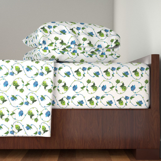 DBRDesigns Linear Floral Collection - Sheet Sets