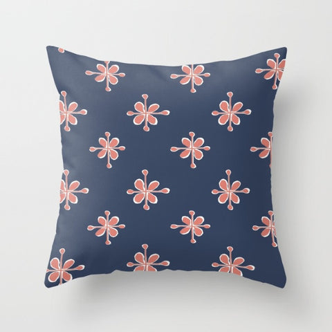 Bare Essentials Floral Throw Pillow - Cover + Pillow Insert (16"x16")