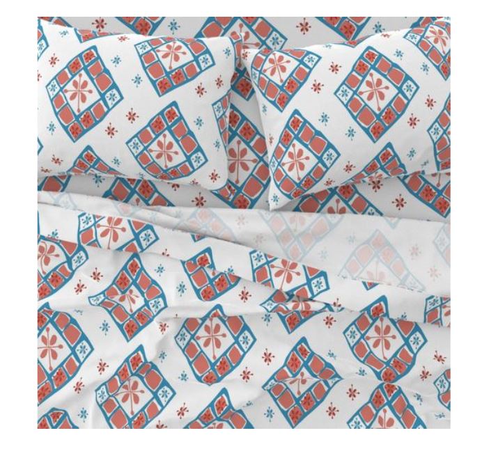 DBRDesigns Floral Diamond Edition - Sheet Set